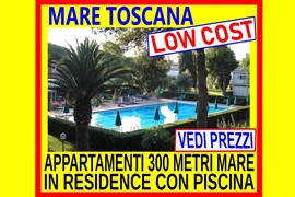 toscana marina di bibbona 500 mt dal mare bilocale in residence con piscina 2 sett 1240 dal 27 luglio al 10 agosto
