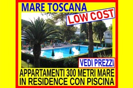 mare toscana marina di bibbona affitto appartamenti 300 mt dal mare in residence con piscina 1 sett 480 dal 27 luglio al 3 agosto