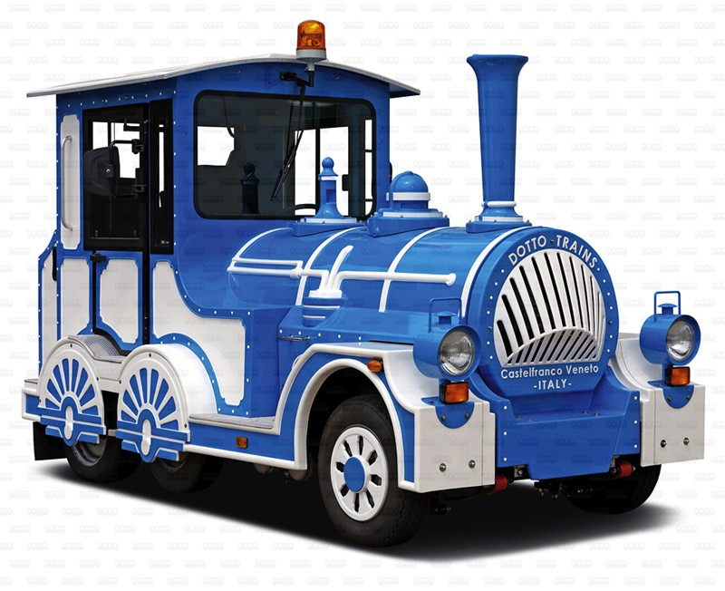 Shuttle Bus and Rubberized Train
