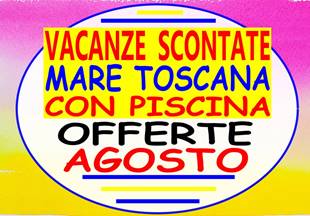 vacanze scontate mare toscana bilocale con piscina dal 25 luglio al 1 agosto marina di bibbona